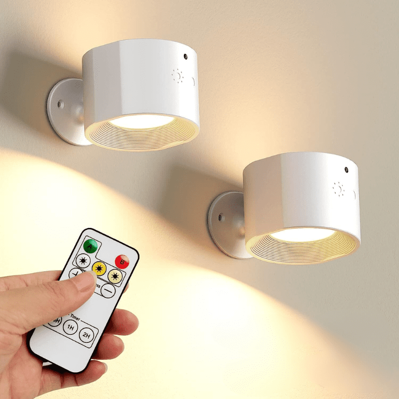 Arandela de Parede Interna LED Bifocal Sem Fio Dechouzz