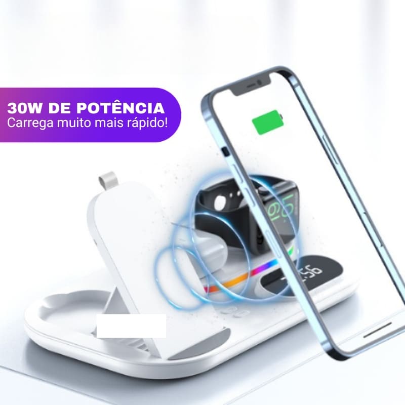 Carregador por Indução Sem Fio para Iphone Samsung Huawei Dechouzz