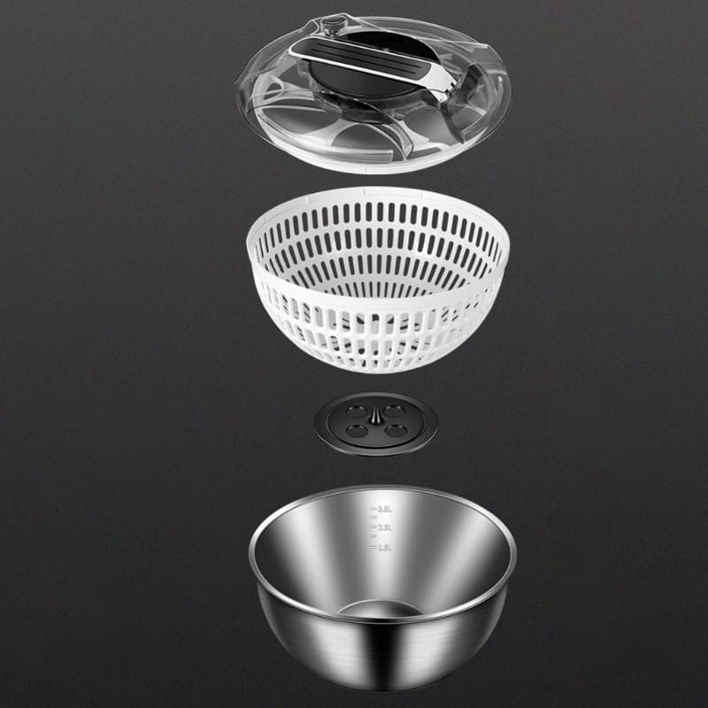 Centrifuga Secadora de Salada Bowl Inox Dechouzz