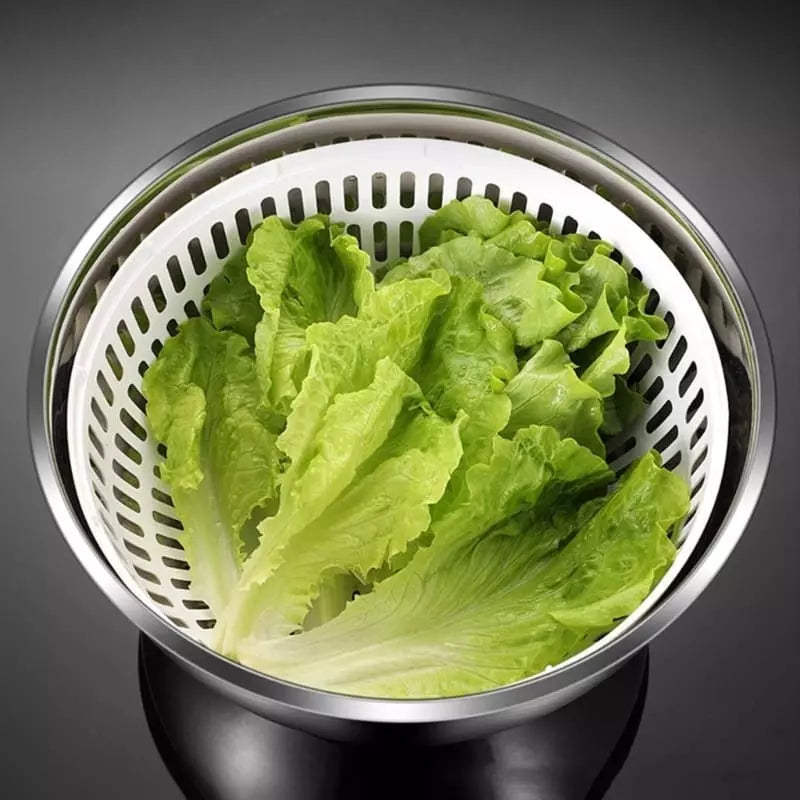 Centrifuga Secadora de Salada Bowl Inox Dechouzz