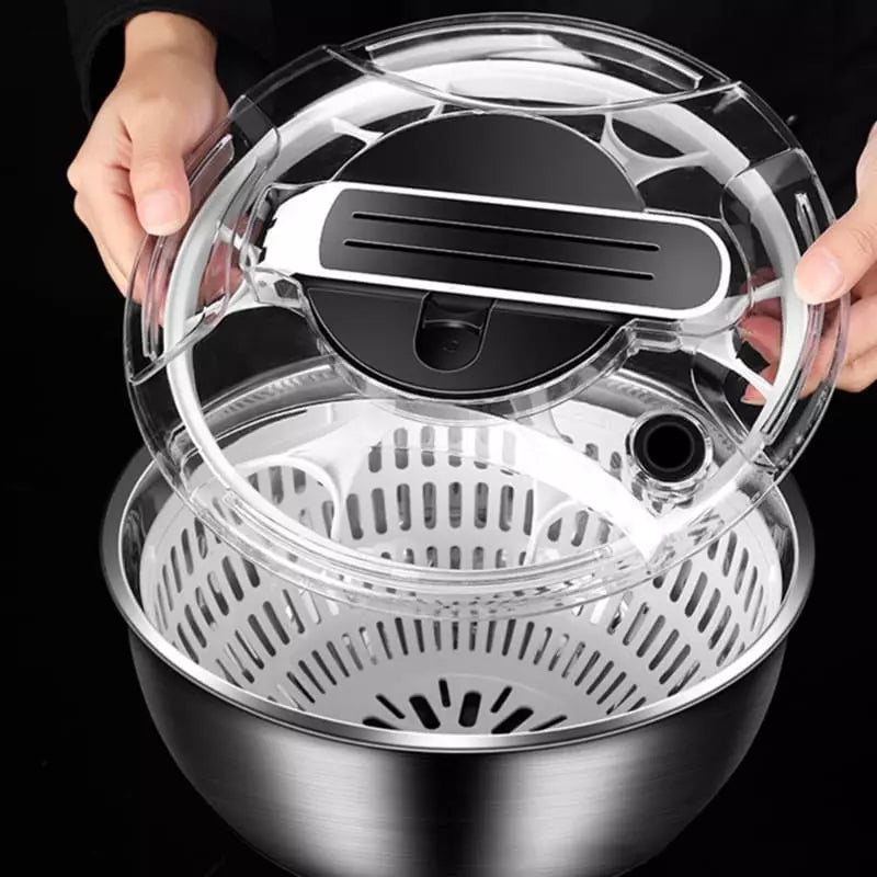 Centrifuga Secadora de Salada Bowl Inox Dechouzz