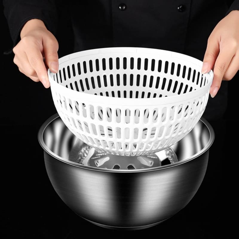 Centrifuga Secadora de Salada Bowl Inox Dechouzz