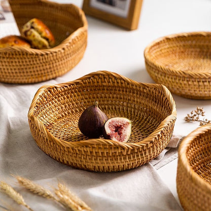 Cesta de Vime em Rattan Feita a Mão Dechouzz