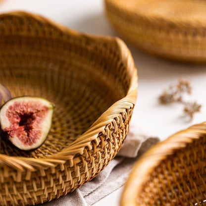 Cesta de Vime em Rattan Feita a Mão Dechouzz