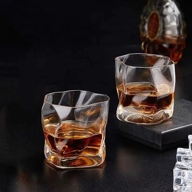 Copo de Whisky Cristal Drinks Irregular Dechouzz