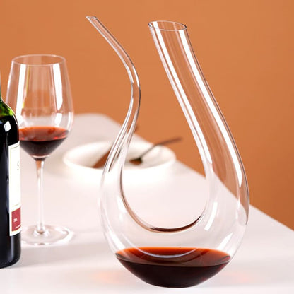 Decanter de Vinho de Vidro Cisne Dechouzz