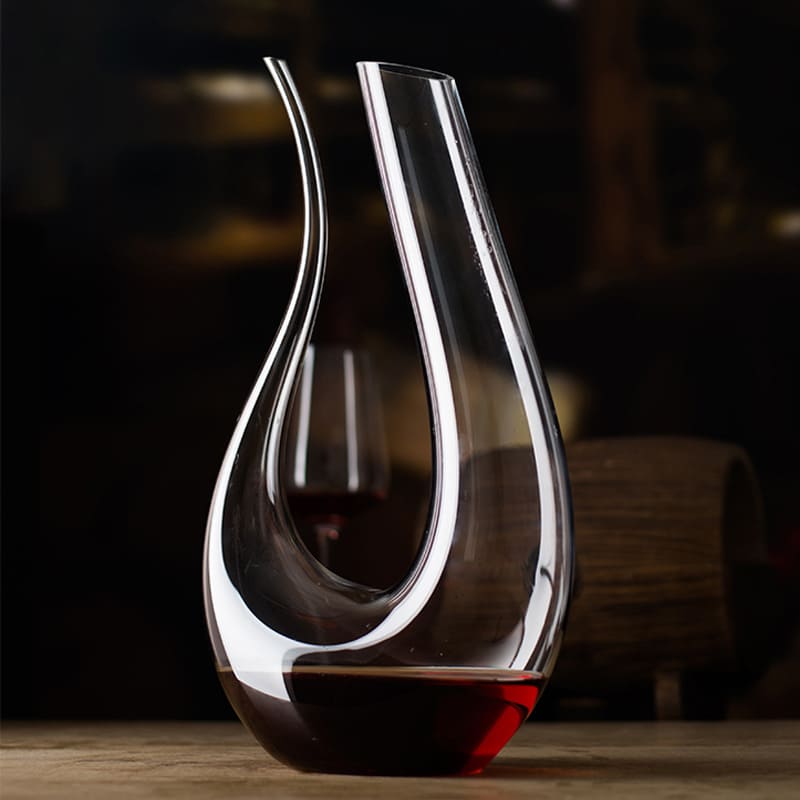 Decanter de Vinho de Vidro Cisne Dechouzz