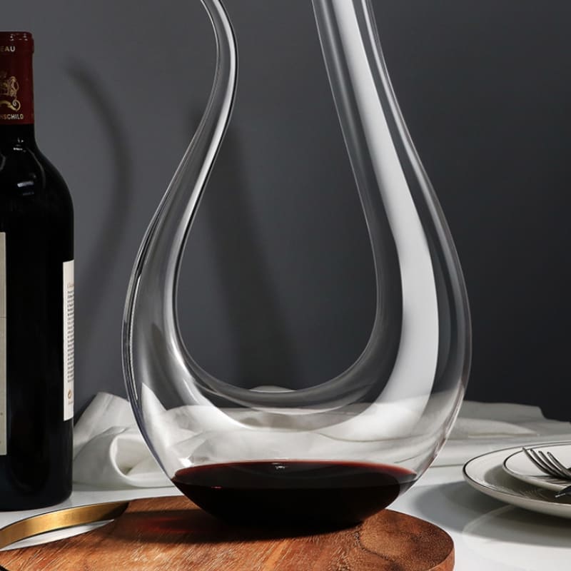 Decanter de Vinho de Vidro Cisne Dechouzz