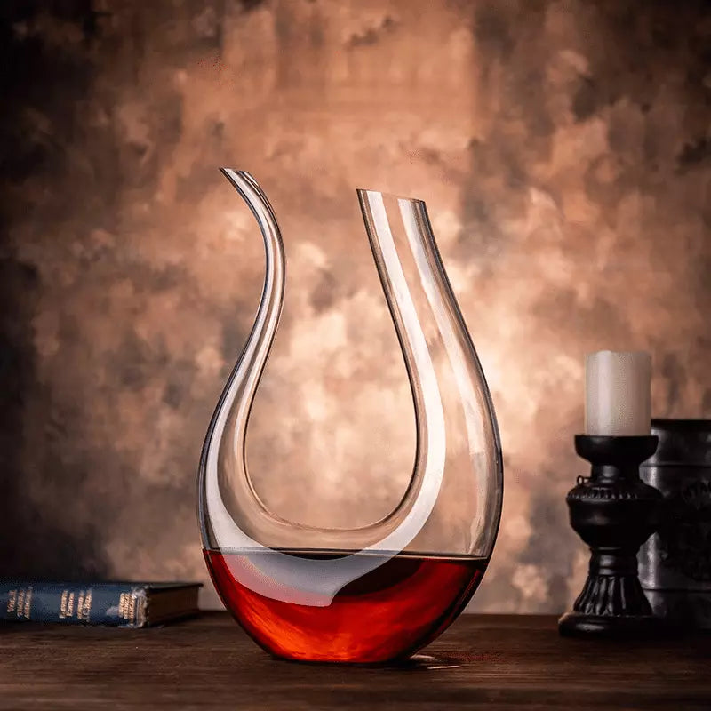 Decanter de Vinho de Vidro Cisne Dechouzz