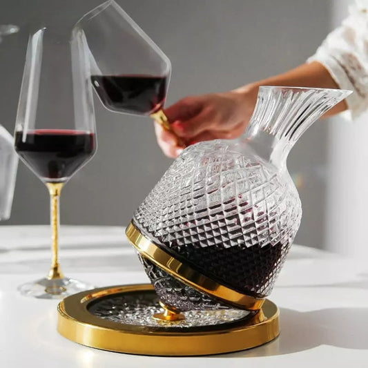 Decanter de Vinho de Vidro Cristal Dechouzz