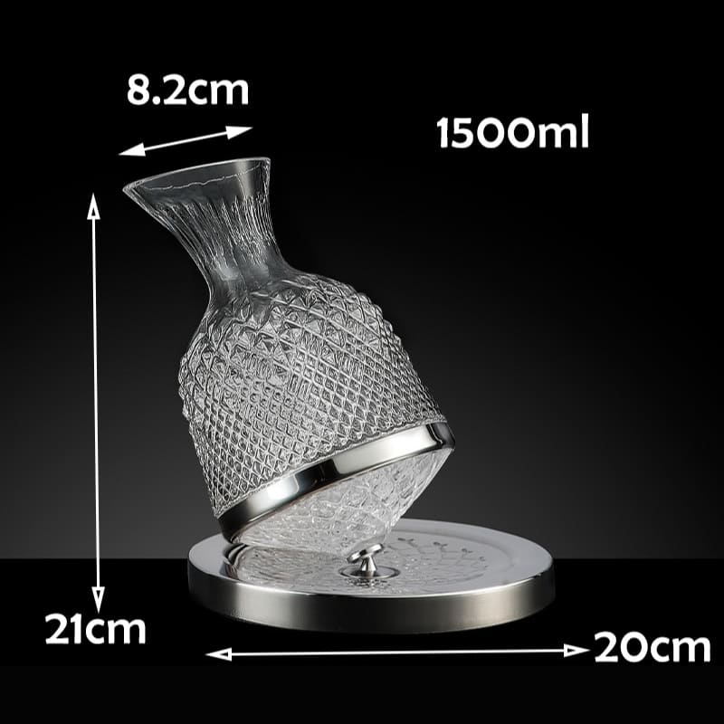 Decanter de Vinho de Vidro Cristal Dechouzz