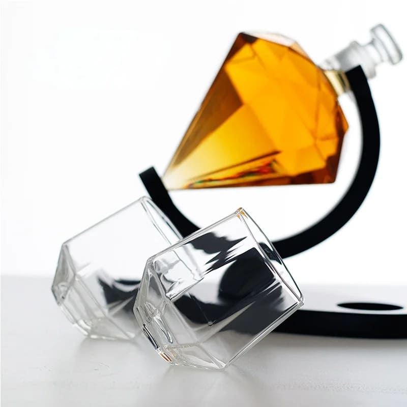 Decanter de Vinho e Whisky Vidro Diamante Dechouzz