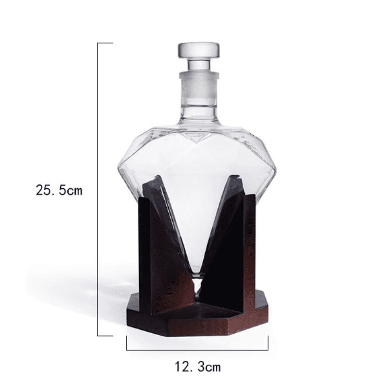 Decanter de Vinho e Whisky Vidro Diamante Dechouzz