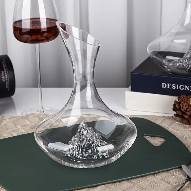 Decanter de Vinho e Whisky Vidro Iceberg Dechouzz