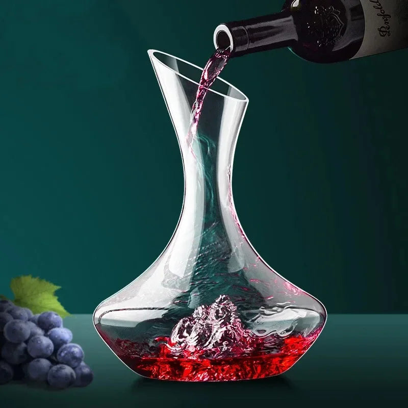 Decanter de Vinho e Whisky Vidro Iceberg Dechouzz