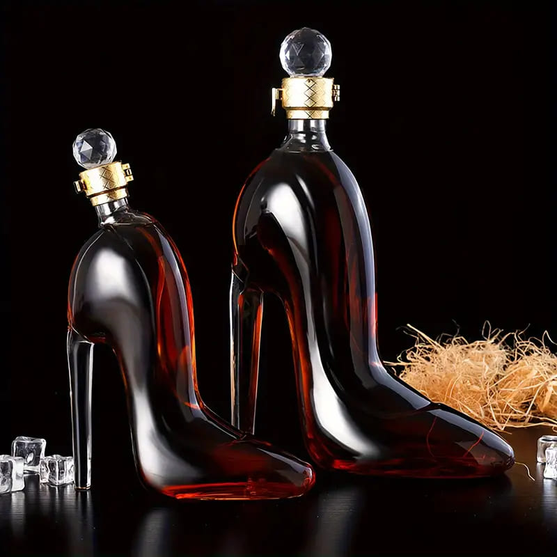 Decanter de Vinho e Whisky Vidro Sapato Dechouzz