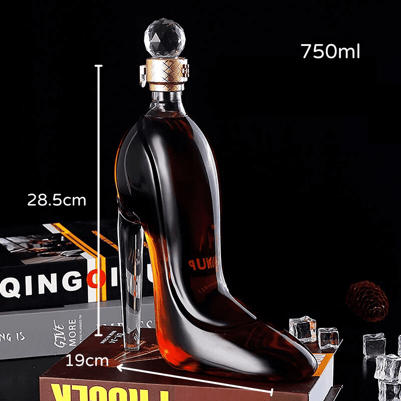 Decanter de Vinho e Whisky Vidro Sapato Dechouzz