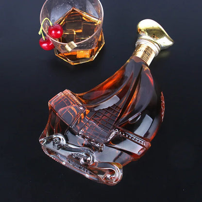 Decanter de Vinho Whisky Vidro Caravela Dechouzz