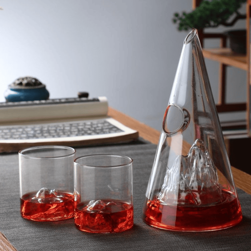 Decanter de Vinho Whisky Vidro PirâmideDechouzz