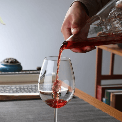 Decanter de Vinho Whisky Vidro PirâmideDechouzz