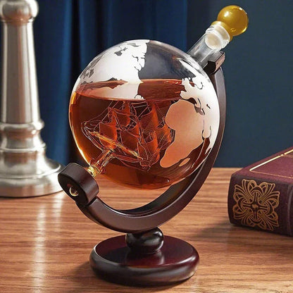 Decanter Whisky Globo de Vidro Dechouzz