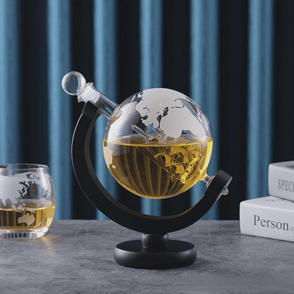 Decanter Whisky Globo de Vidro Dechouzz