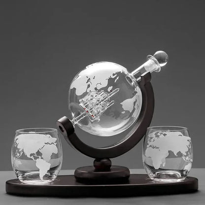 Decanter Whisky Globo de Vidro Dechouzz