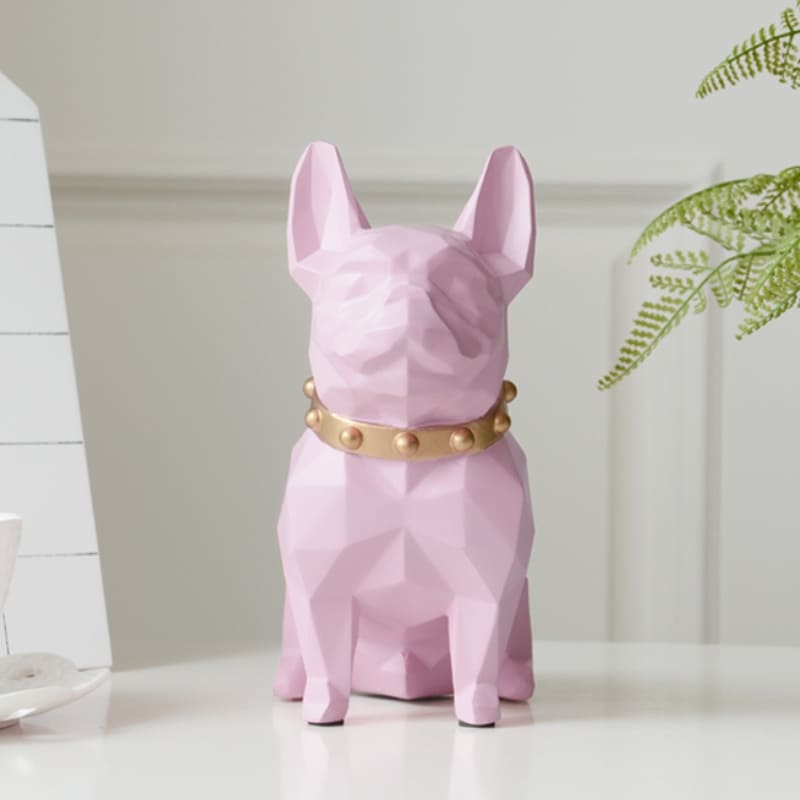 Decoração de Mesa Cofre de Resina Buldogue Francês Dechouzz