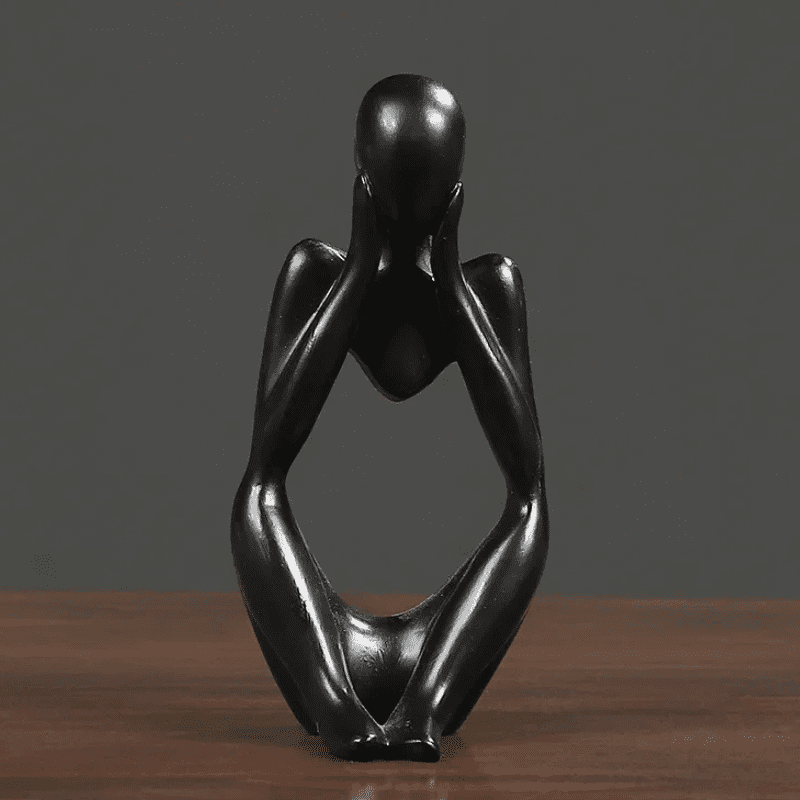 Decoração de Mesa Resina Escultura Estátua Pensador Dechouzz