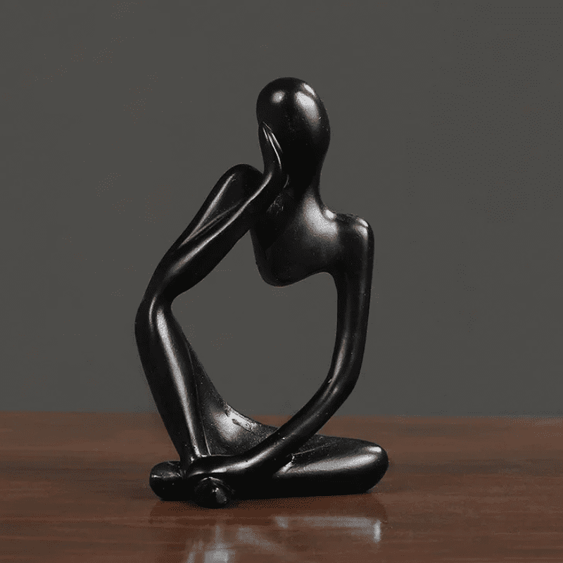 Decoração de Mesa Resina Escultura Estátua Pensador Dechouzz