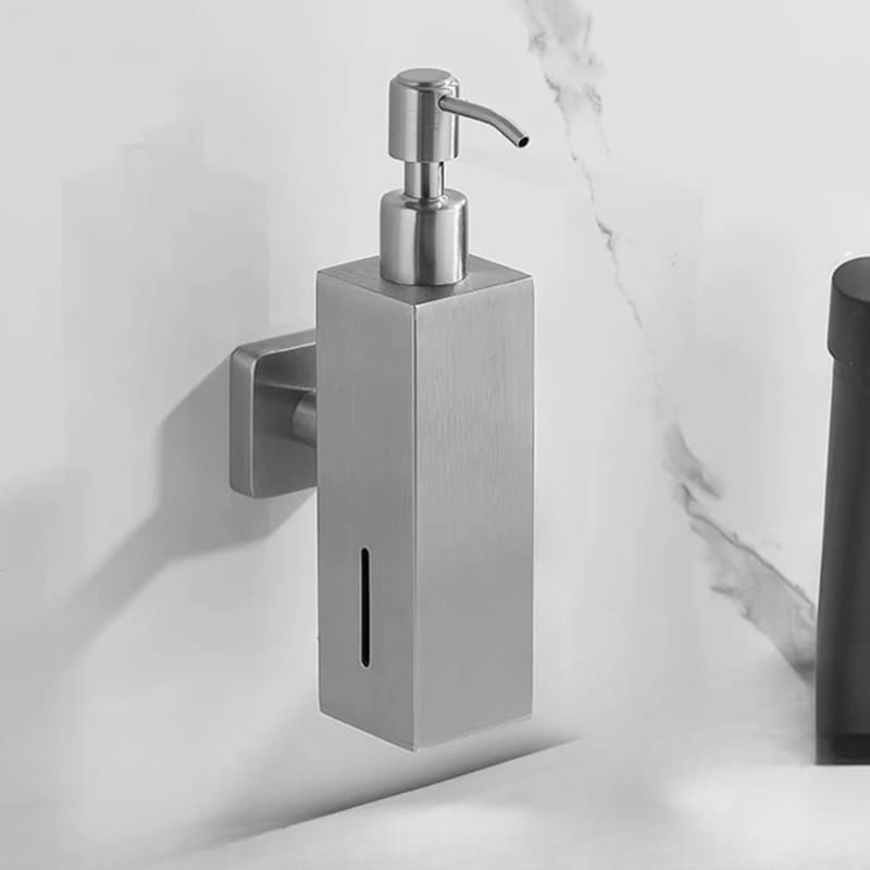 Dispenser de Sabonete + Porta Sabonete Líquido de Inox Dechouzz