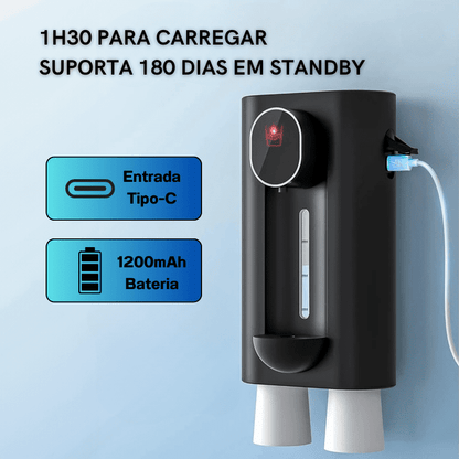 Dispenser Enxaguante Bucal Automático USB Recarregável Dechouzz