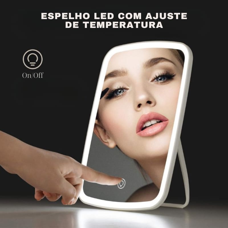 Espelho com LED para Maquiagem de Mesa Dechouzz