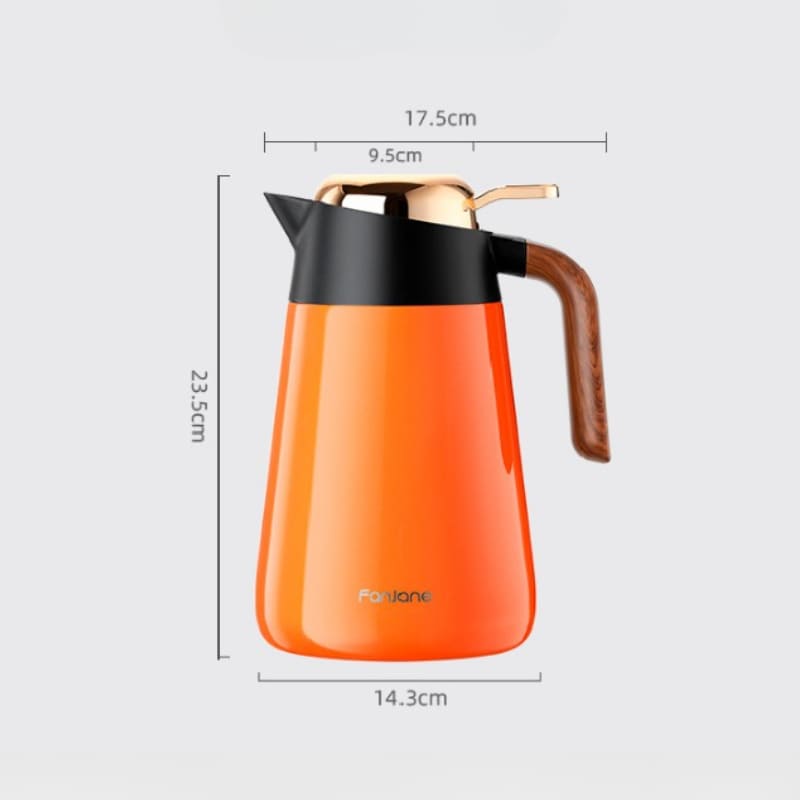 Garrafa Térmica Café Chá Inox 1.6L Dechouzz