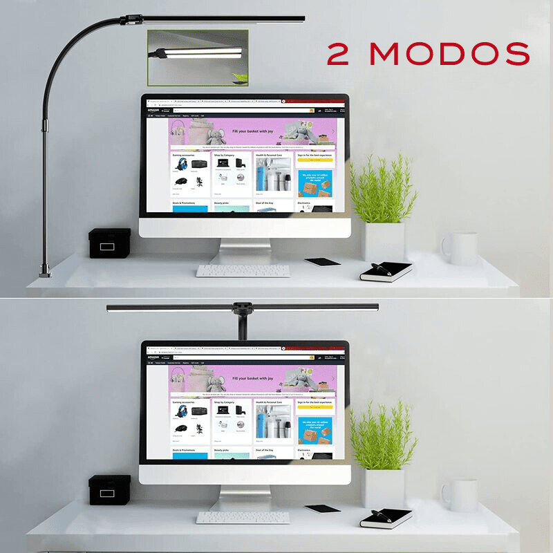 Luminária de Mesa LED Escritório Fléxivel Alumínio Dechouzz